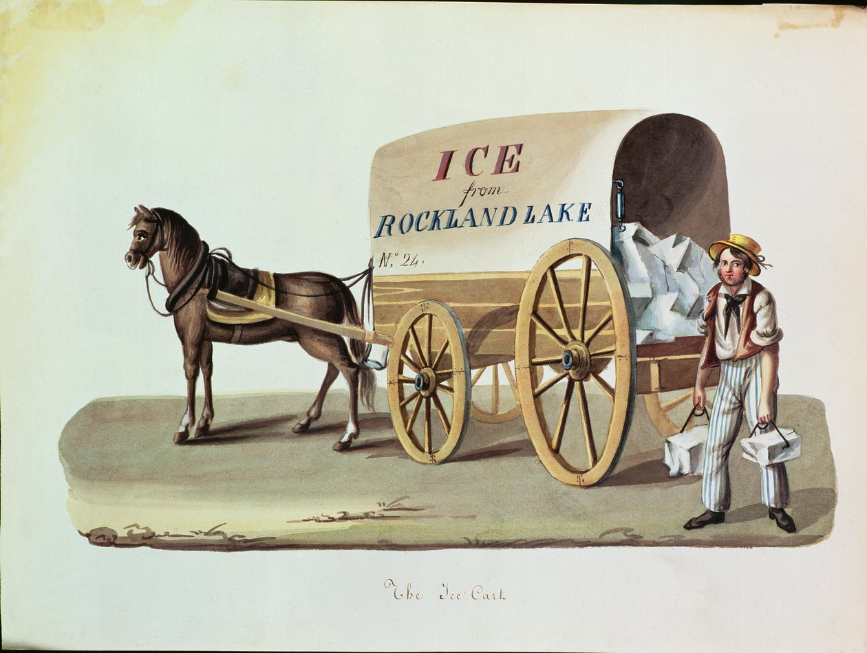عربة الجليد ، 1840 بواسطة نيكولينو كاليو