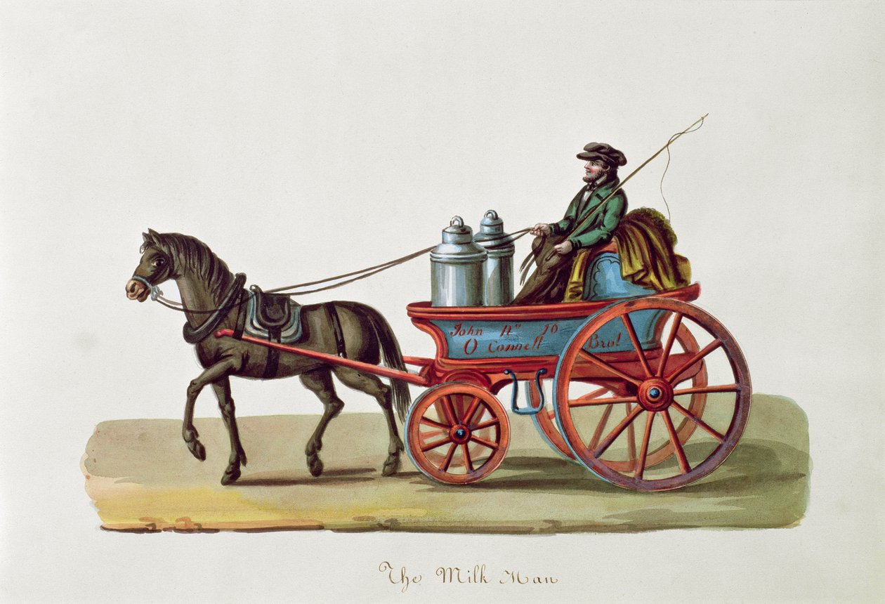 رجل الحليب ، 1840-44 بواسطة نيكولينو كاليو