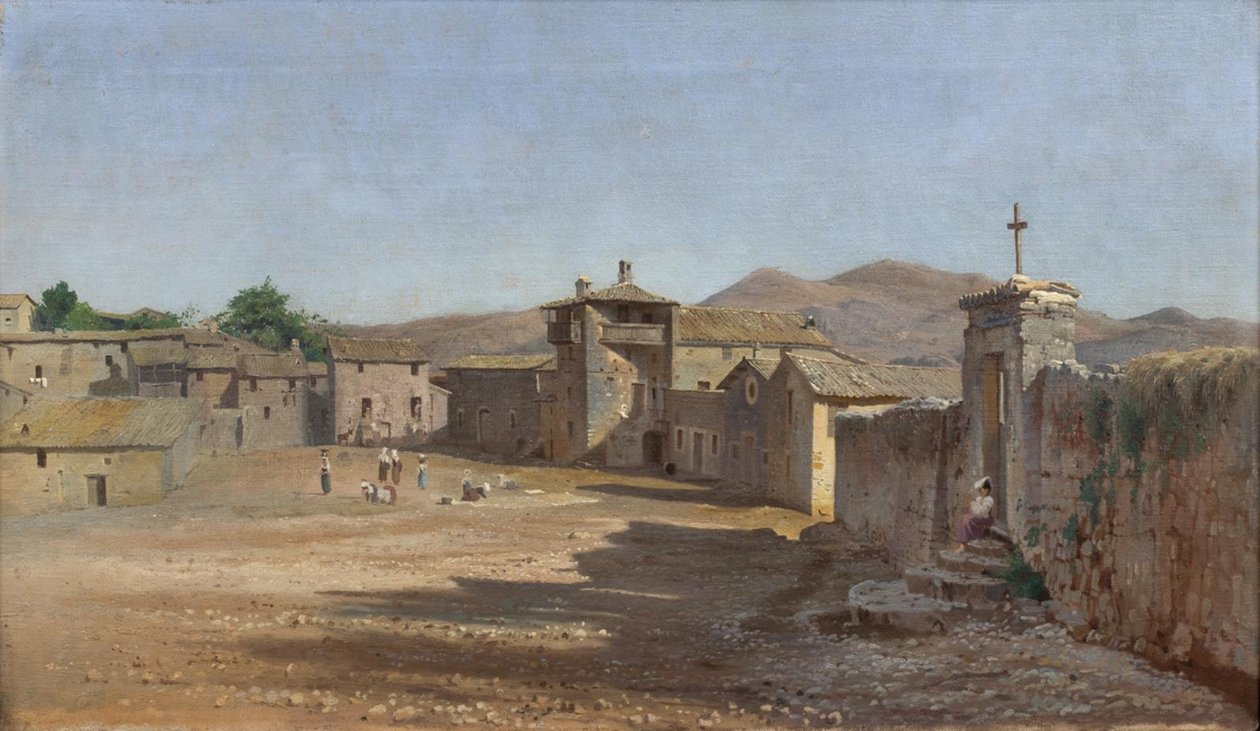 Torvet i Anticoli Corrado ، إيطاليا بواسطة نيلز بريدال