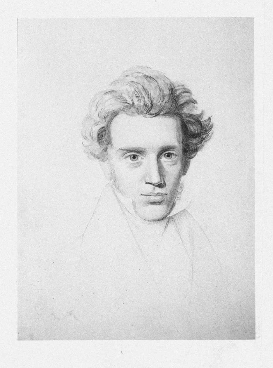 سورين كيركيغارد 1813-1855 ، ج .1840 بواسطة نيلز كريستيان كيركيغارد