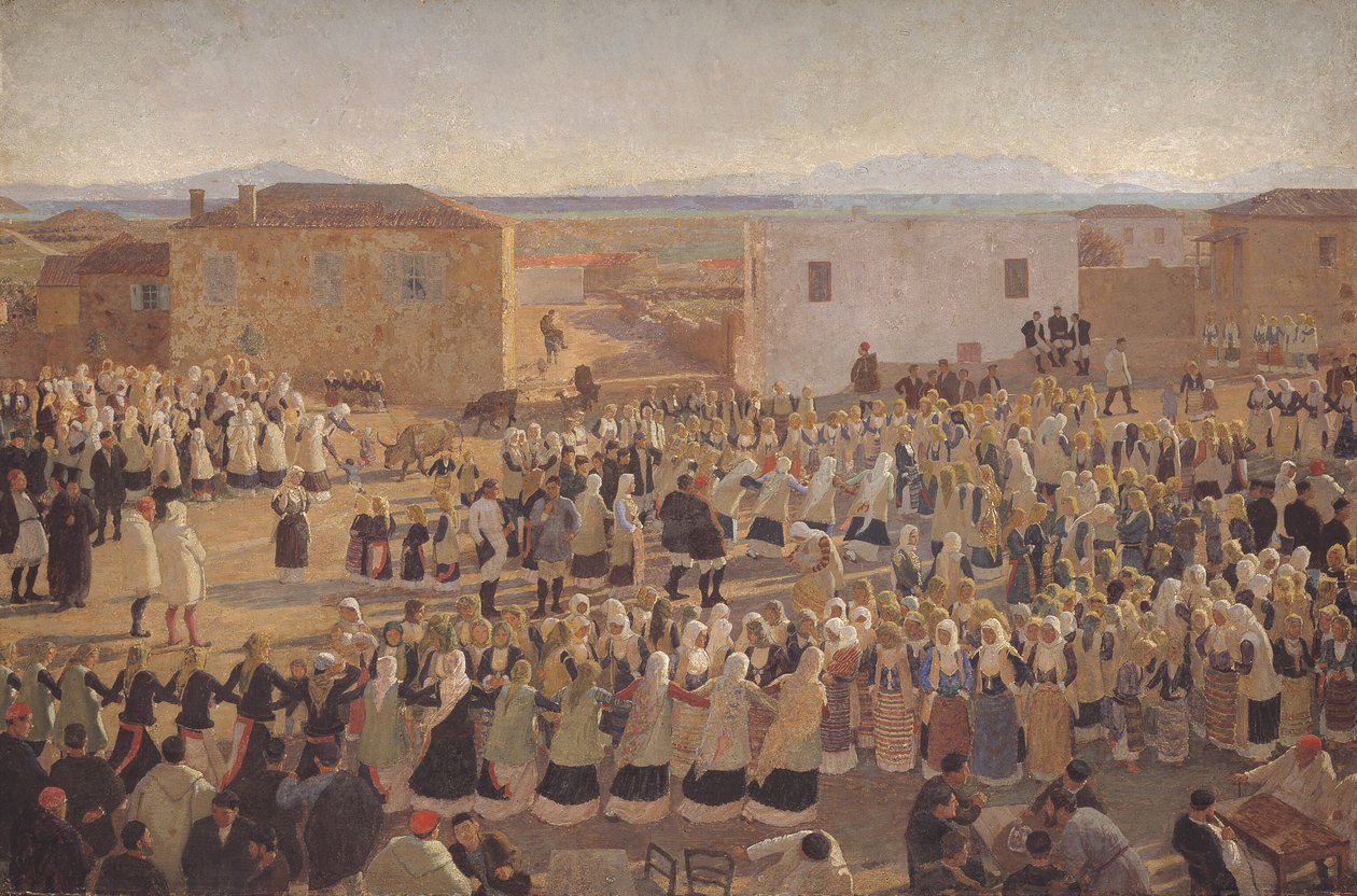 الرقص النسائي في ميغارا بواسطة نيلز سكوفجارد