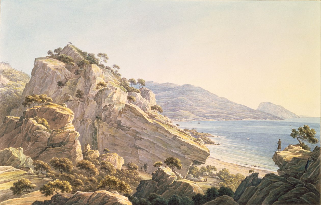 منظر لساحل القرم بالقرب من Oreanda ، 1834 بواسطة Nikanor Grigor'evich Chernetsov