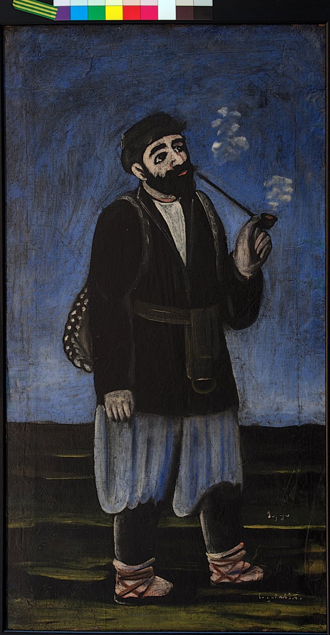 بورتر سوسو باروسماني (بيروسماناشفيلي) ، نيكو (1862-1918). زيت على قماش زيتي ، الحجم: ٧٧ × ٤٢ بواسطة نيكو بيروسماناشفيلي
