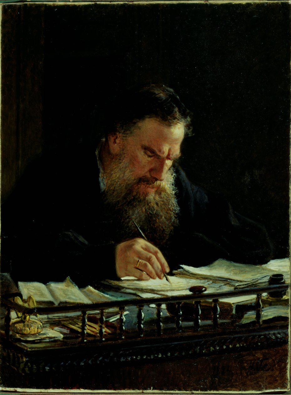 صورة ليف تولستوي (1828-1910) بواسطة Nikolai Nikolajevitch Gay