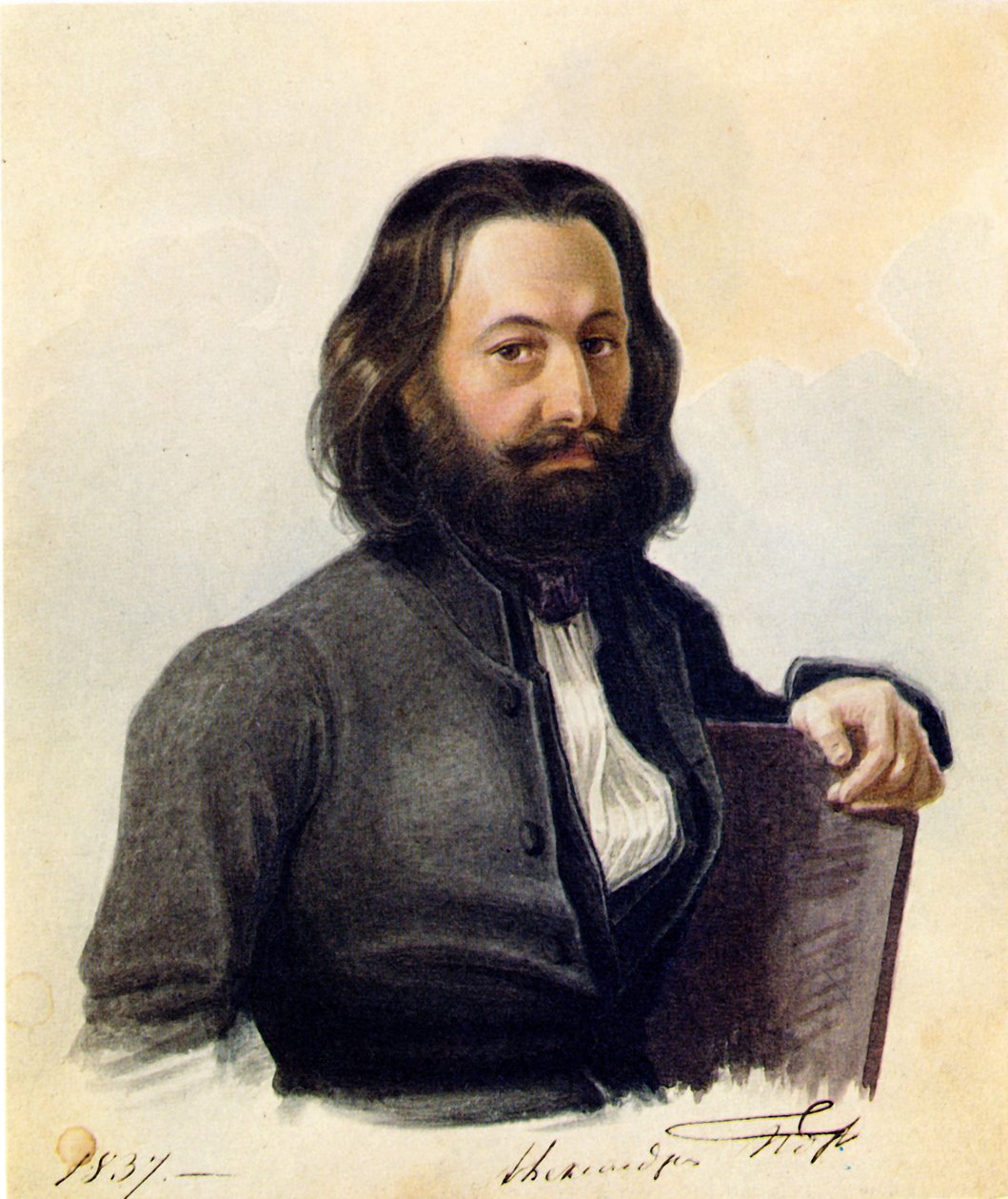 صورة ل Decembrist الكسندر ف. Podzhio 1798-1873 ، 1837 بواسطة نيكولاي ألكسندروفيتش بستوزهيف