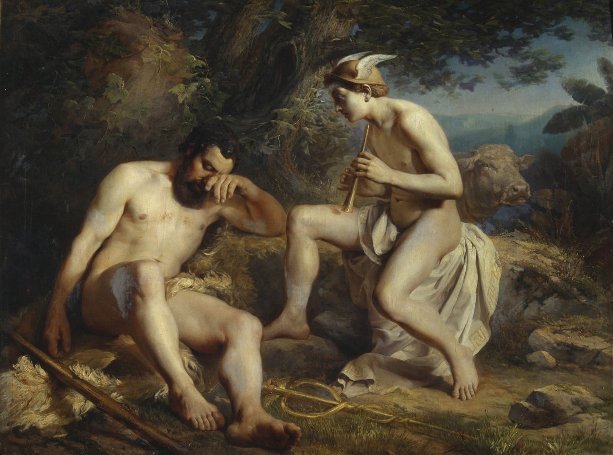 عطارد Lulling Argus to Sleep ، 1864 بواسطة نيكولاي أندرييفيتش كوشيليف