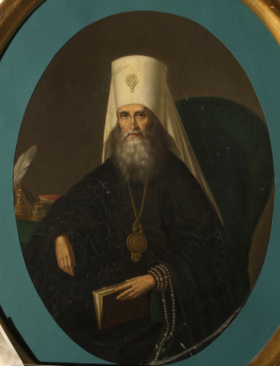 صورة لميتروبوليتان فيلاريت في موسكو 1782-1867 ، 1860 بواسطة نيكولاي دانيلوفيتش سبريفيتش