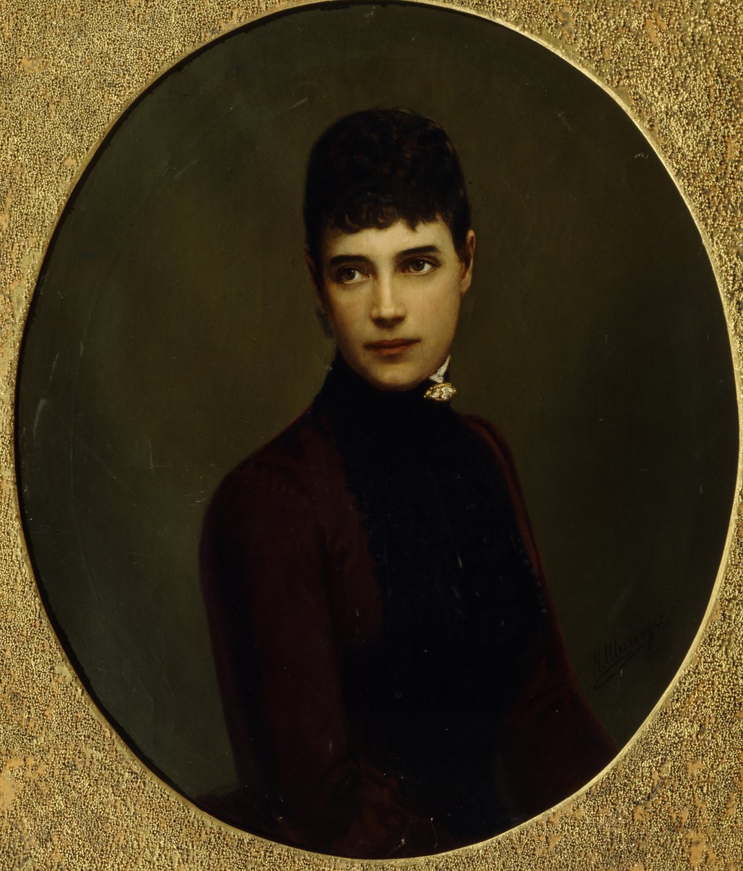 صورة للإمبراطورة ماريا فيودوروفنا ، أميرة الدنمارك داغمار 1847-1928 ، منتصف القرن التاسع عشر. بواسطة علامات نيكولاي جوستافوفيتش