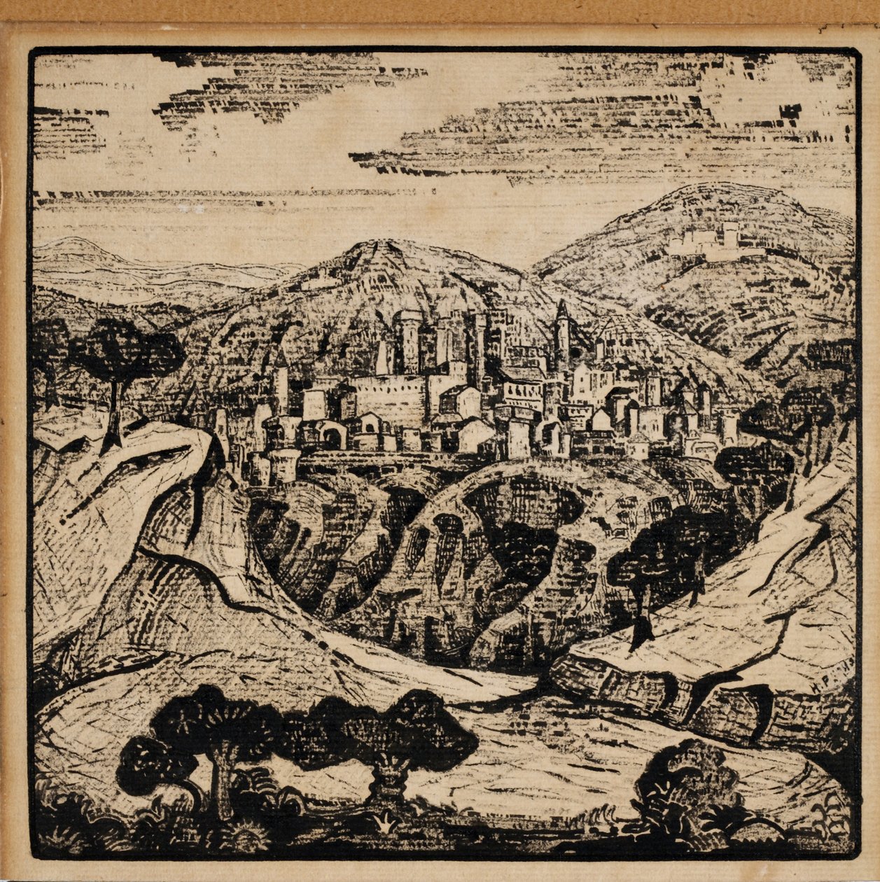 رسم توضيحي للقصائد الإيطالية لألكسندر بلوك ، 1907 بواسطة نيكولاي كونستانتينوفيتش ريريش