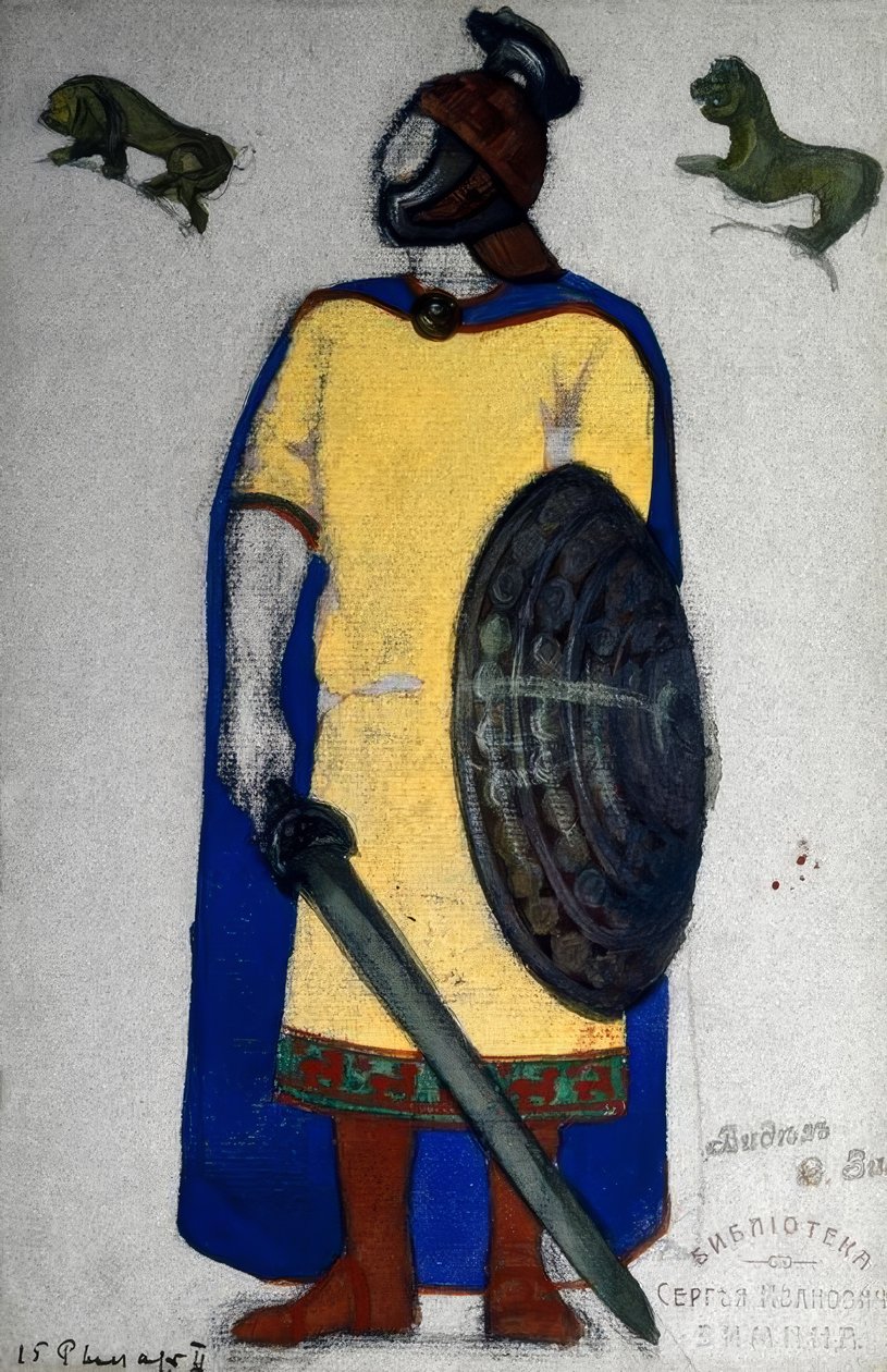 واجنر - تريستان ش. Isolde - تمثال - Roerich بواسطة نيكولاي كونستانتينوفيتش ريريش