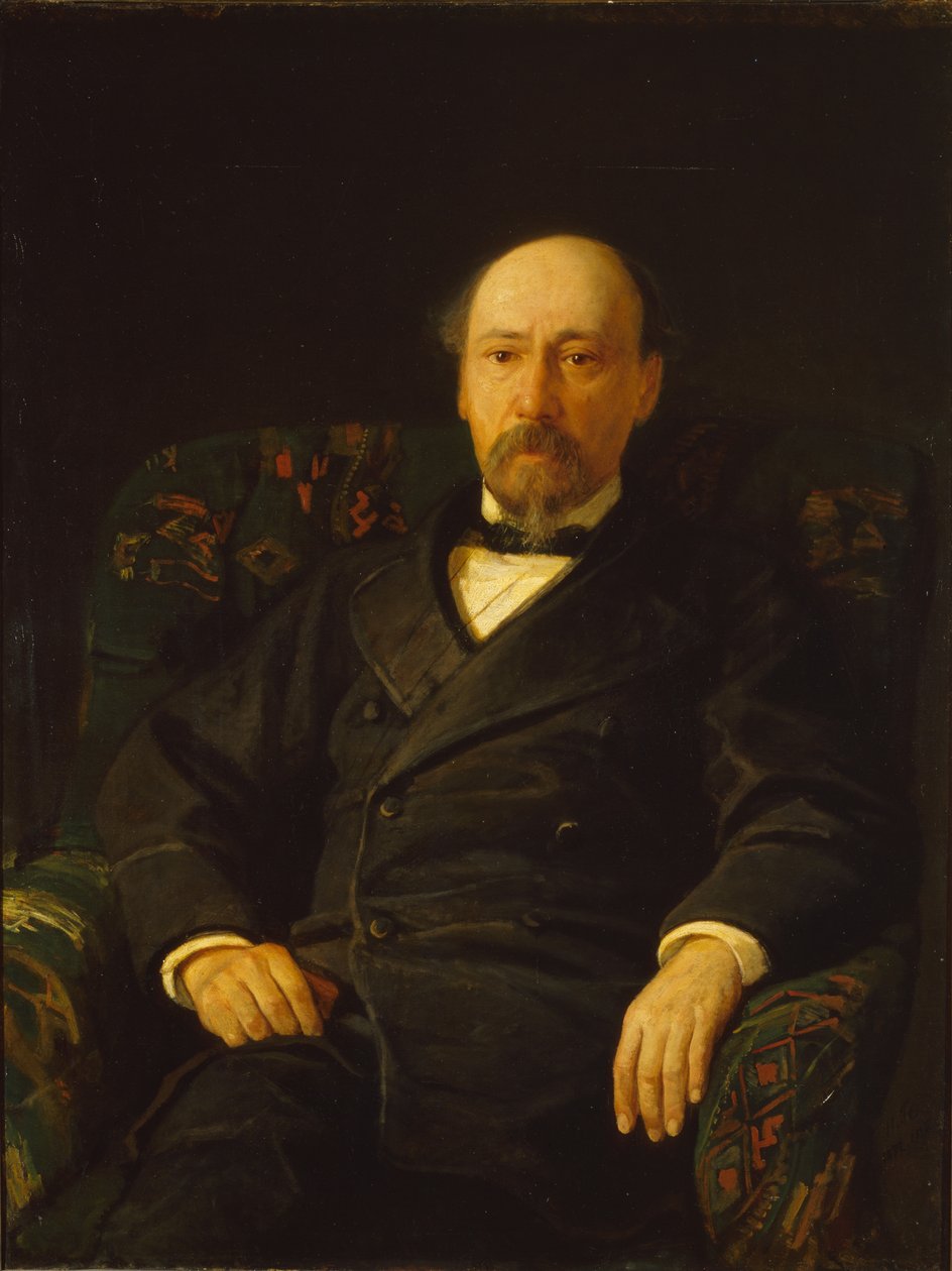 صورة للشاعر نيكولاي نيكراسوف 1821-1877 ، 1872 بواسطة نيكولاي نيكولايفيتش جي