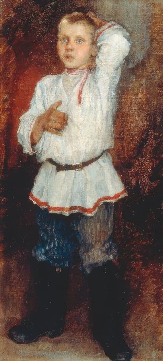 فتى القرية بواسطة Nikolai P. Bogdanow Bjelski