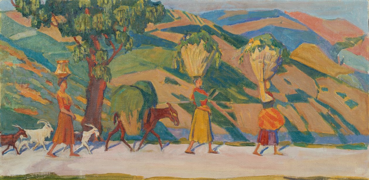 سابين هيلز ، 1909-1912 بواسطة نيكولاي بافلوفيتش أوليانوف