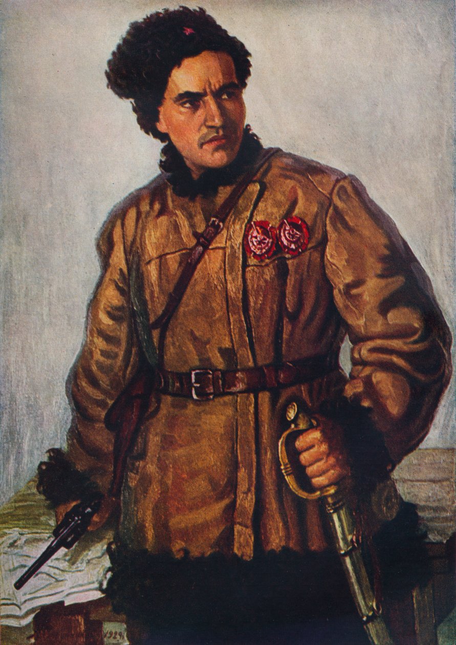 "Partisan AG Lunev" ، 1929 بواسطة نيكولاي ستروننيكوف
