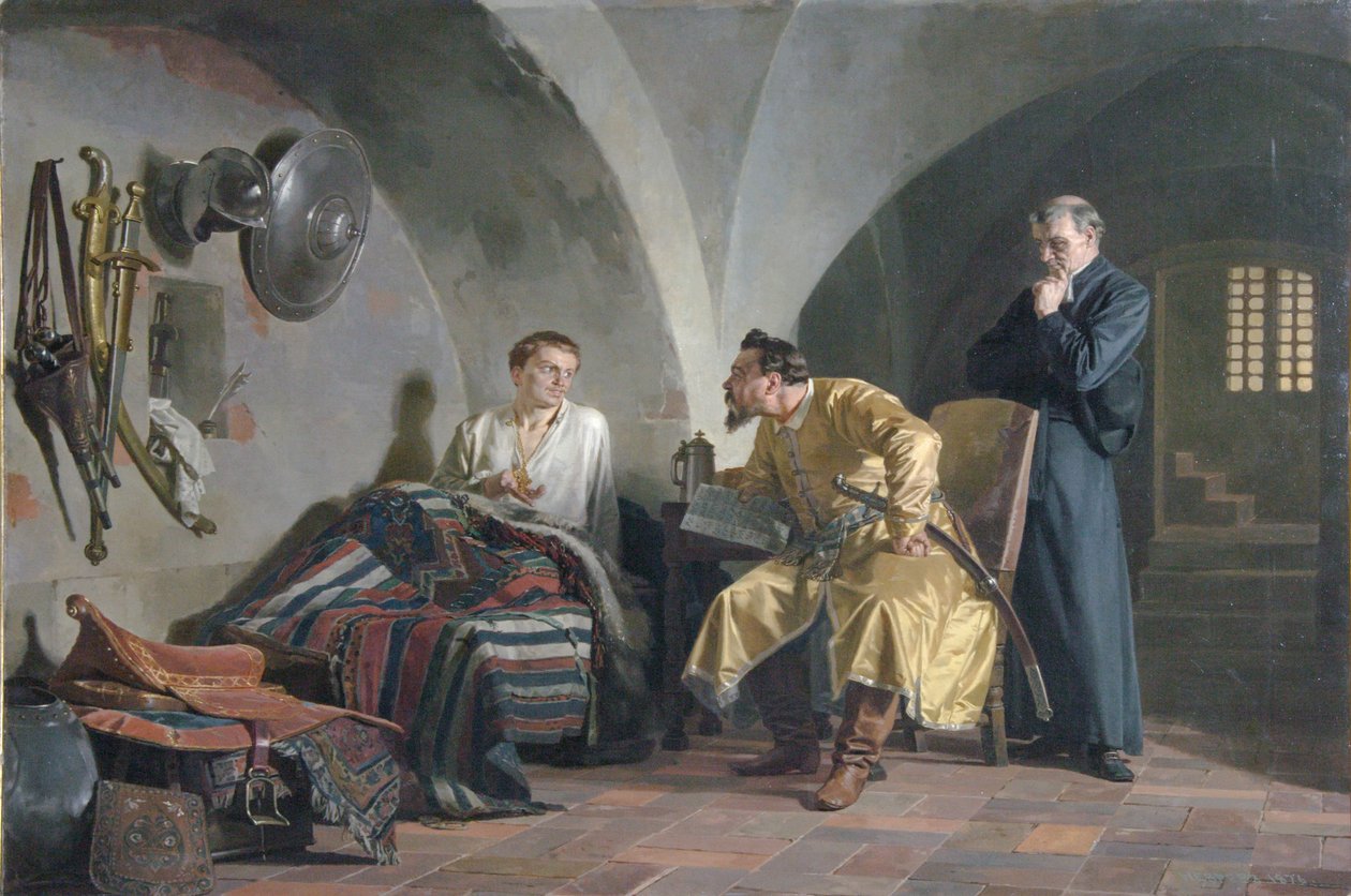 ديمتري الأول الكاذب في منزل آدم ويسنيوفيتسكي ، 1876 بواسطة نيكولاي فاسيليفيتش نيفريف