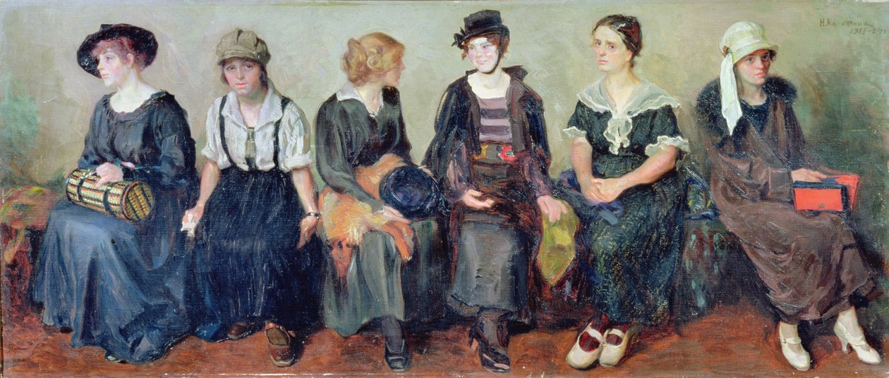 مجموعة الممثلين ، 1913-1924 بواسطة نيكولاي ألكسيفيتش كاساتكين