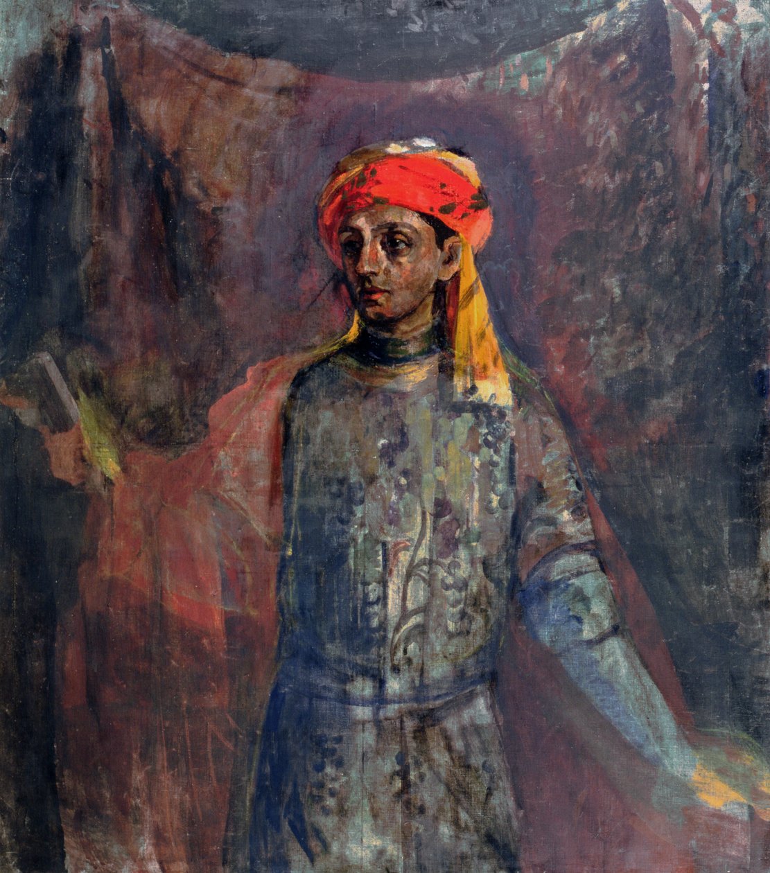 صورة ميخائيل كوزمين ، 1911-1912 بواسطة نيكولاي نيكولاييفيتش سابونوف