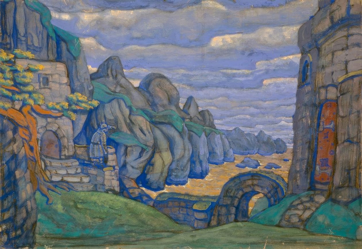 واجنر ، تريستان - المرحلة التي كتبها Roerich بواسطة نيكولاي كونستانتينوفيتش ريريش