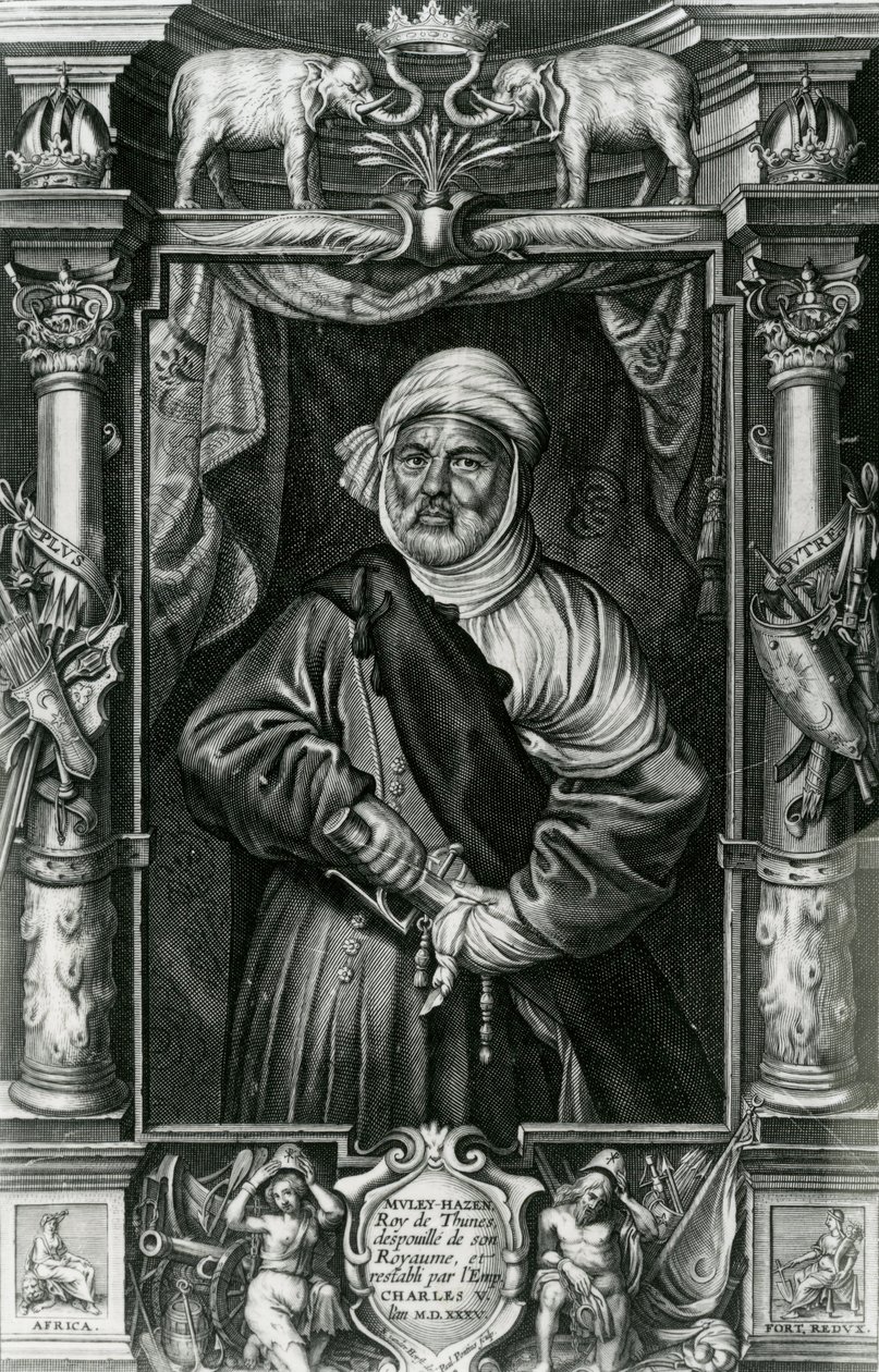 أبو الحسن علي ، يُدعى أيضًا مولي حسن ، 1535 بواسطة نيكولاوس فان دير هورست