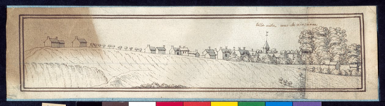 Belleville (pen & ink with wash on paper) بواسطة نويل جاسلين