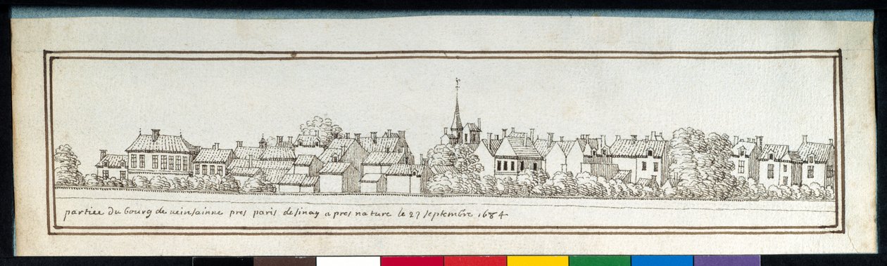 Part of the commune of Vincennes (pen & ink on paper) بواسطة نويل جاسلين