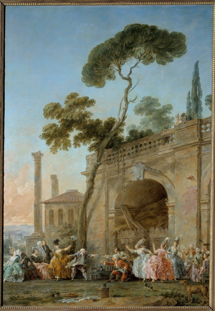 كولين ايار (لعبة كولن ميلارد). لوحة لعيد الميلاد هال (1711-1781) ، حوالي 1770-1780. زيت على قماش. أميان ، متحف دي بيكاردي بواسطة نويل هاله