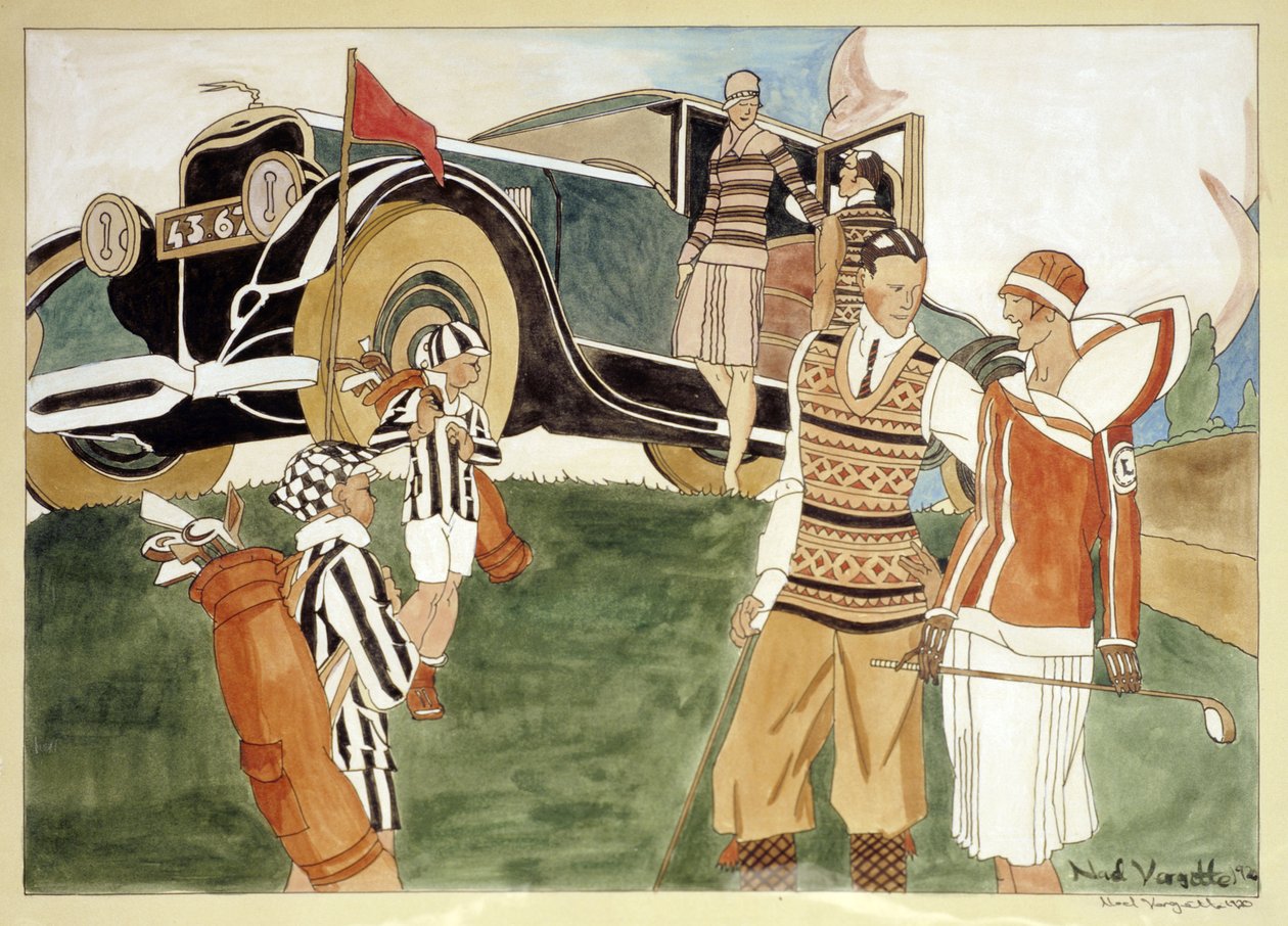 الموضة والسيارات ، 1920 بواسطة نويل فارجيتا
