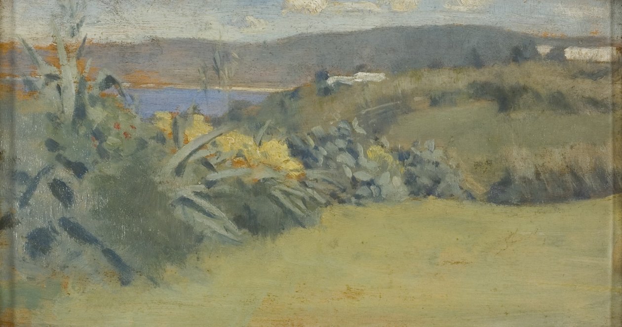 Tangier Landscape, c.1885 (oil on panel) بواسطة نورمان جارستين
