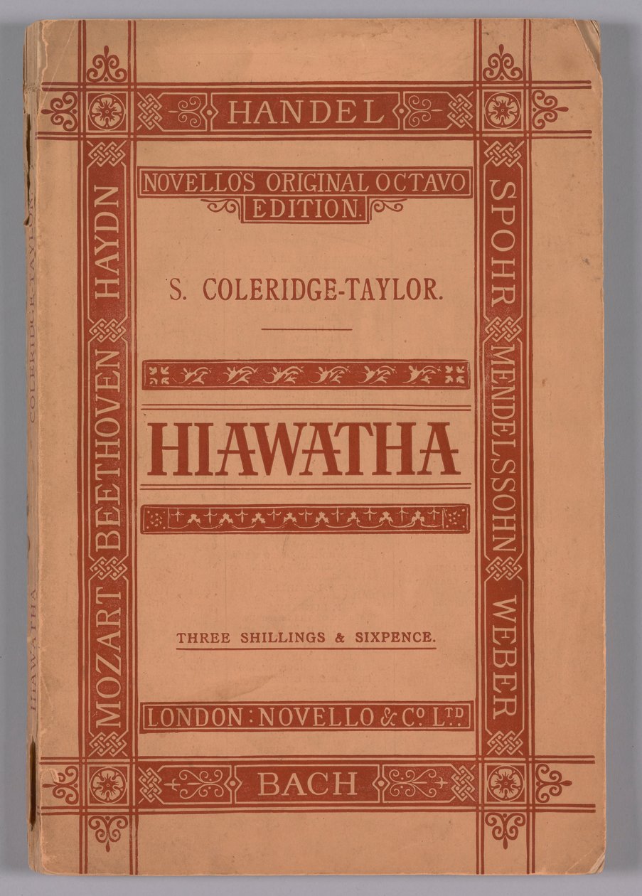 أغنية Hiawatha Op 30، 1900. بواسطة نوفيلو وشركاه
