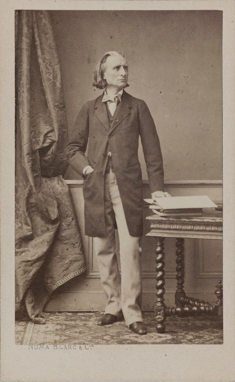 صورة للملحن فرانز ليزت 1811-1886 ، ج. 1870. بواسطة نوما بلانك