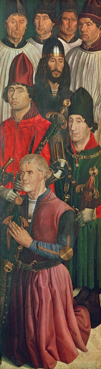 لوحة الفرسان ، من Polyptych of St. Vincent ، c.1465 بواسطة نونو جونكالفيس أو جونزالفيز