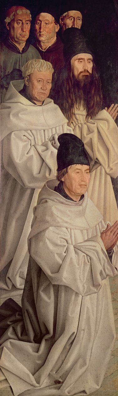 لوحة للرهبان ، من بوليبتيتش سانت فنسنت ، c.1465 بواسطة نونو جونكالفيس أو جونزالفيز