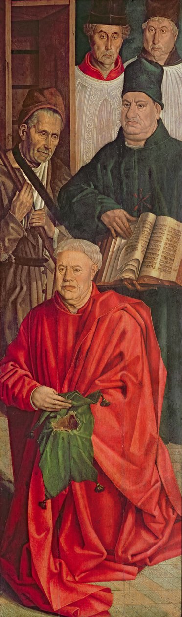 لوحة من الآثار ، من Polyptych of St. Vincent ، c.1465 بواسطة نونو جونكالفيس أو جونزالفيز