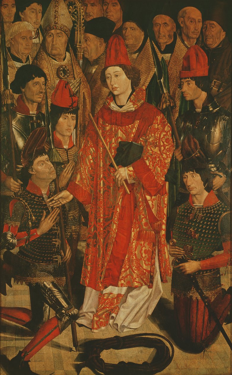سانت فنسنت سرقسطة (د 304) ، حامي لشبونة ، من مذبح سانت فنسنت ، c.1495 بواسطة نونو جونكالفيس أو جونزالفيز