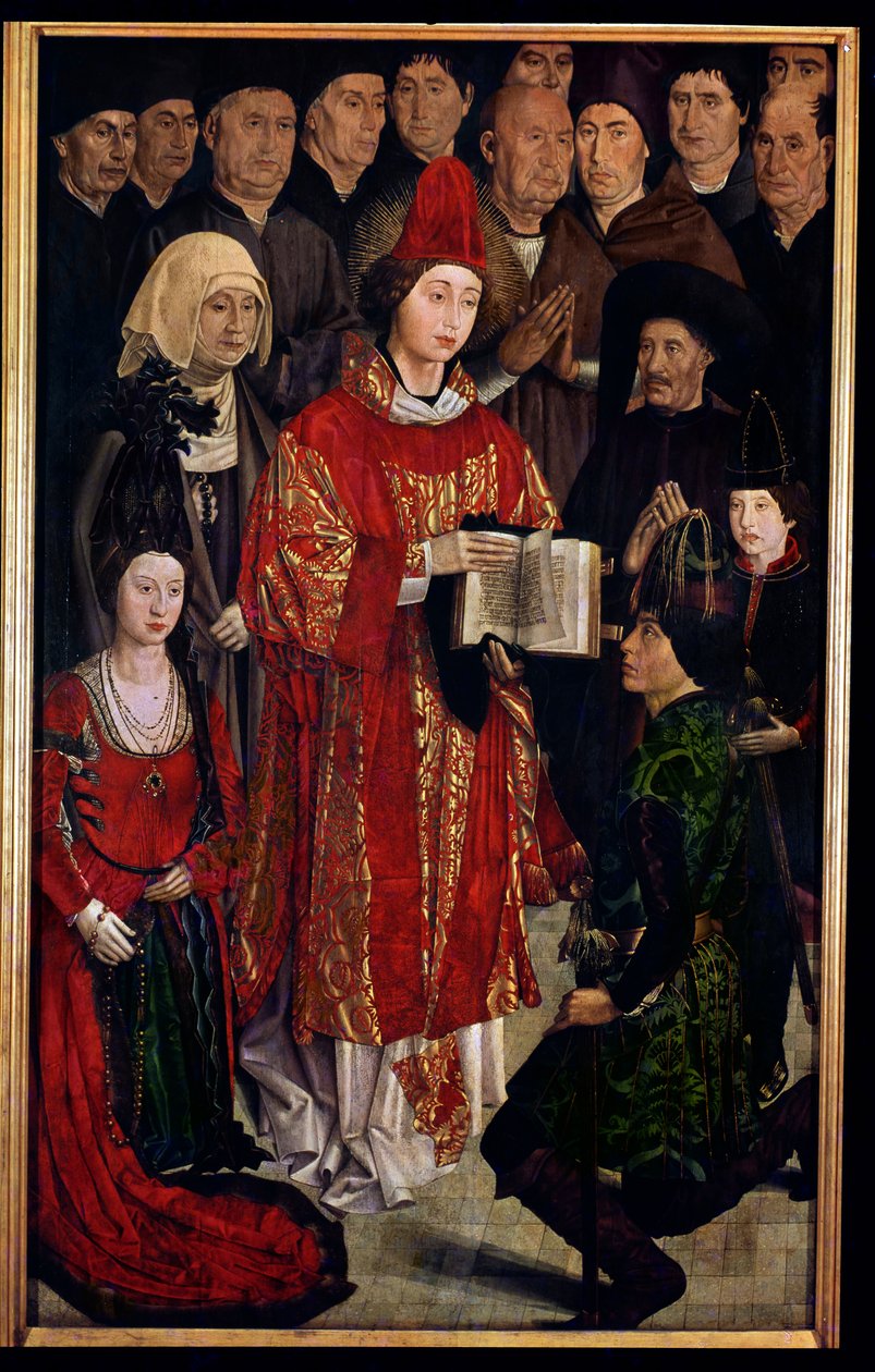 مذبحة سانت فنسنت ، تفاصيل لوحة الرضع ، c.1467-70 بواسطة نونو جونكالفيس أو جونزالفيز