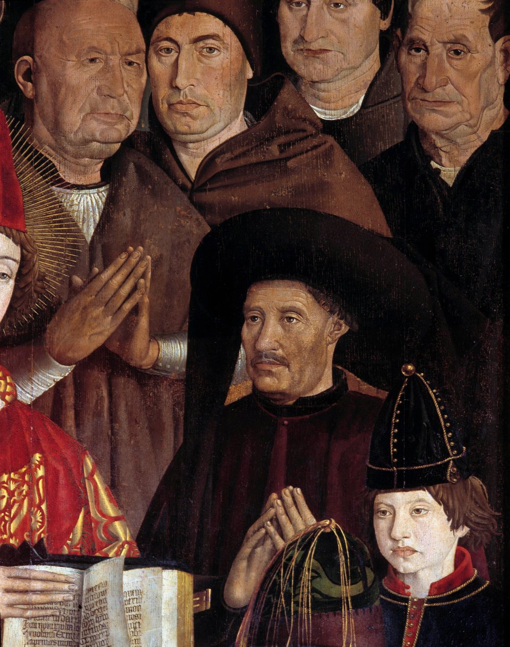 Polyptych of Saint Vincent (Paineis de Sao Vicente de Fora). صورة هنري لو نافيجاتور (1394-1460) أمير البرتغال. تفاصيل لوحة لنونو جونكالفيس ، رسام برتغالي من القرن الخامس عشر. المتحف الوطني للفن القديم ، لشبونة بواسطة نونو جونكالفيس أو جونزالفيز