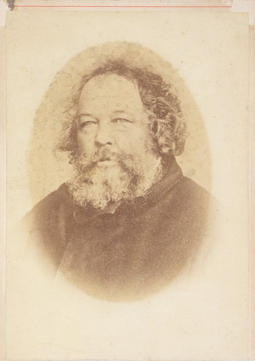 صورة لميخائيل أليكساندروفيتش باكونين (1814-1876) ، بقلم أو ميسترينج ، جنيف 1867 (بني داكن) بواسطة سين ميسترينج