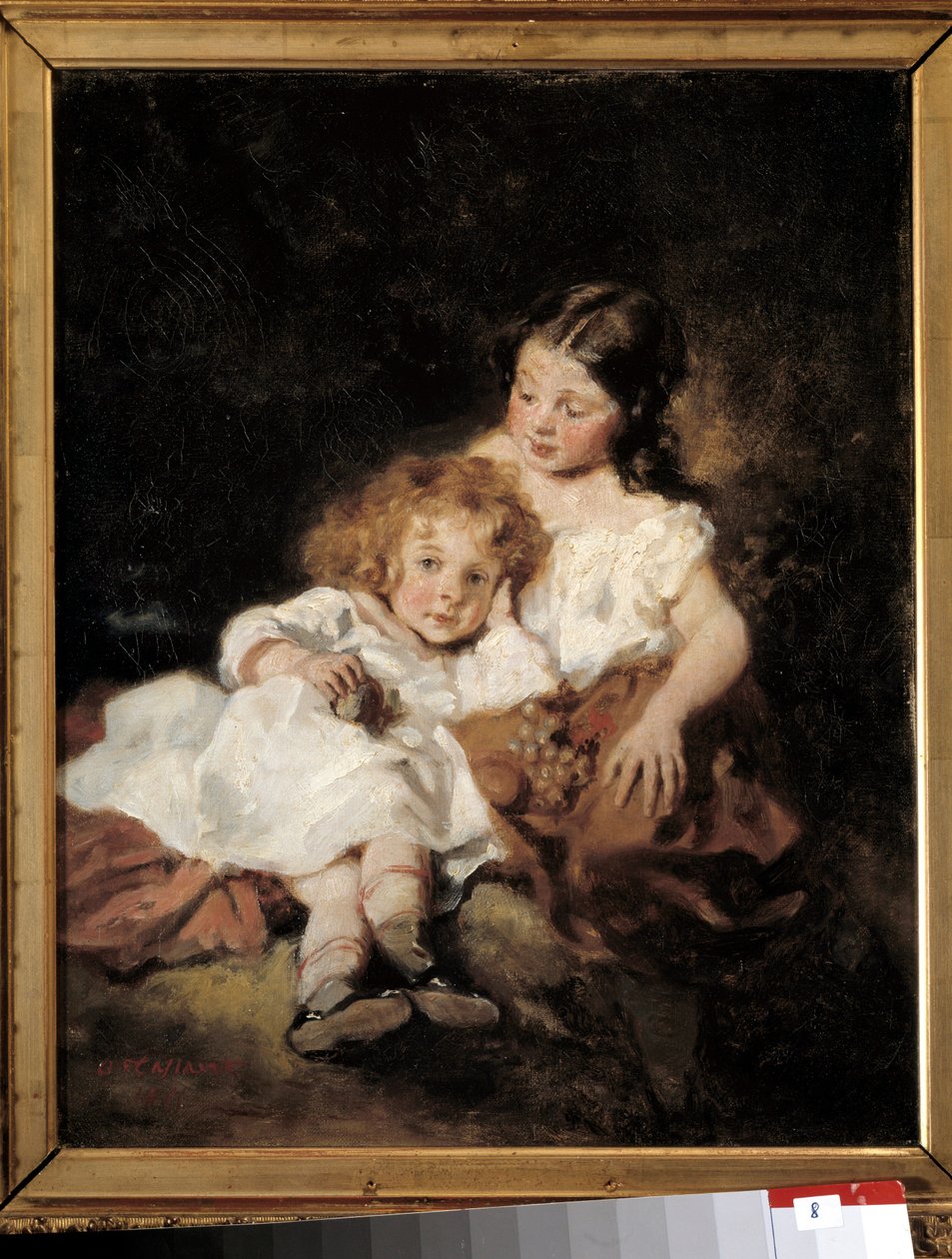 الأخت الكبرى لوحة أوكتاف تاسايرت (1800-1874) القرن التاسع عشر بايون ، متحف بونات. بواسطة أوكتاف تاسيرت