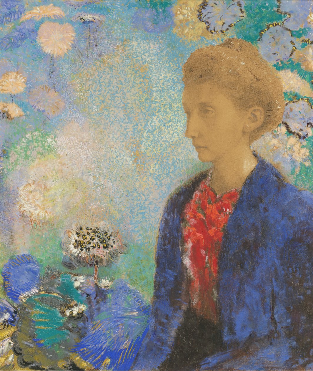 بارونة دومسي بواسطة Odilon Redon