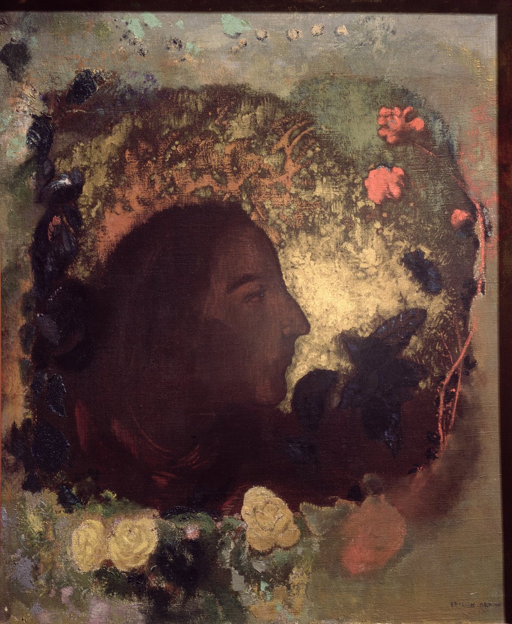 صورة بول غوغان (1848-1903) ، رسمت بعد وفاته ، c.1903-05 بواسطة Odilon Redon