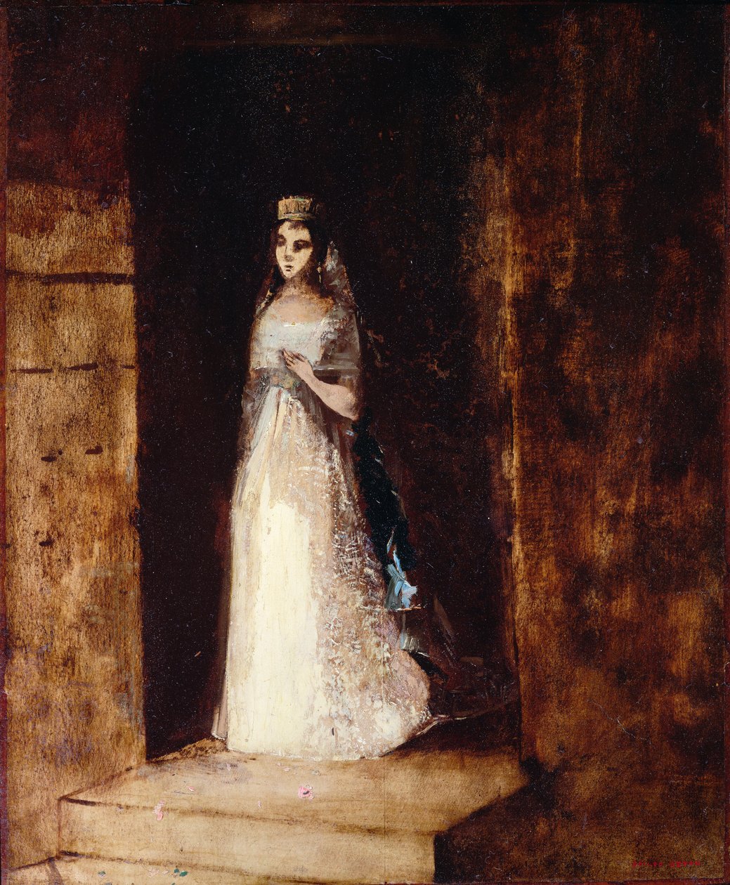 الأميرة البيضاء بواسطة Odilon Redon