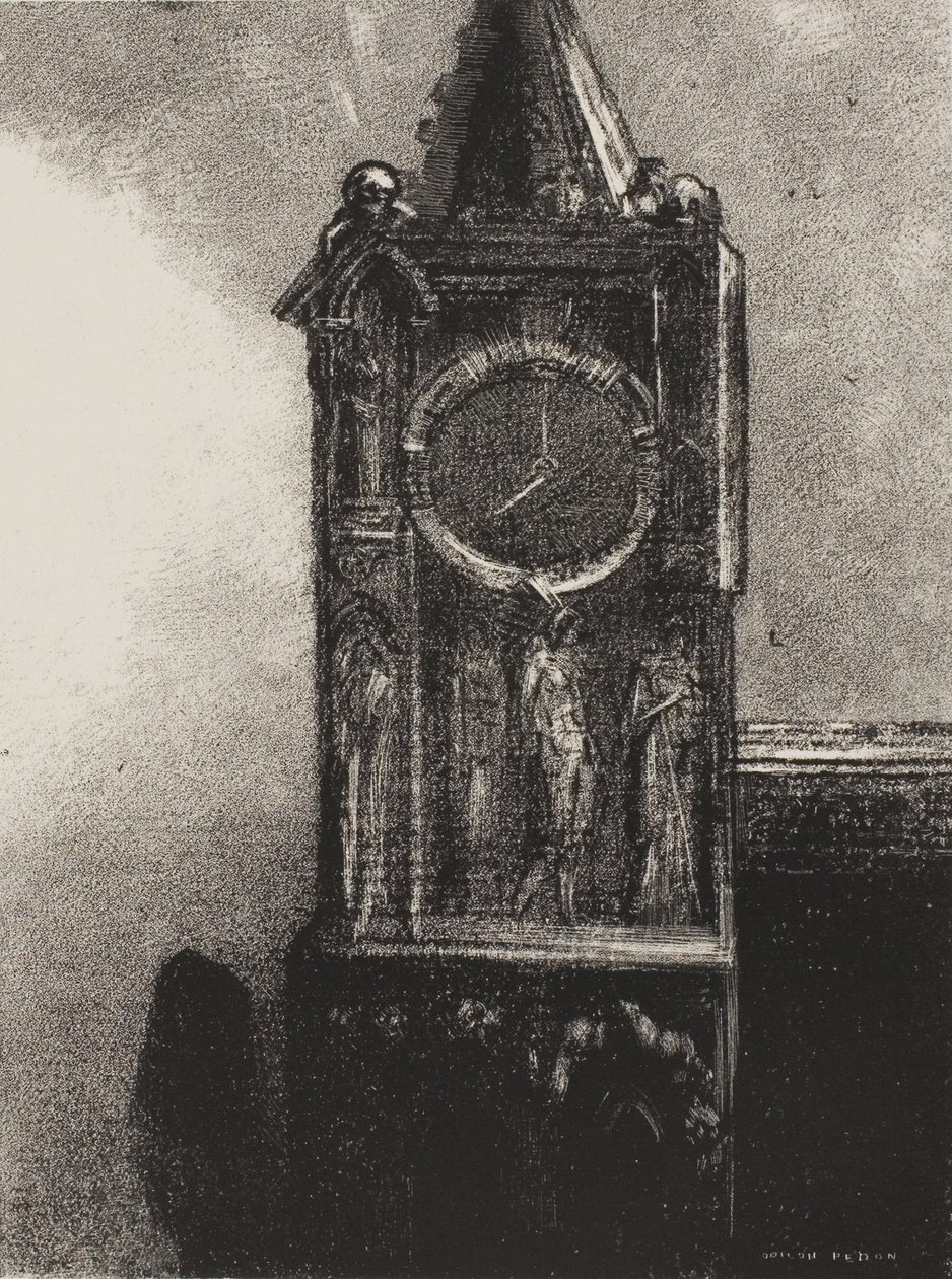 كان الجرس يدق في البرج ، من The Juror بواسطة Odilon Redon