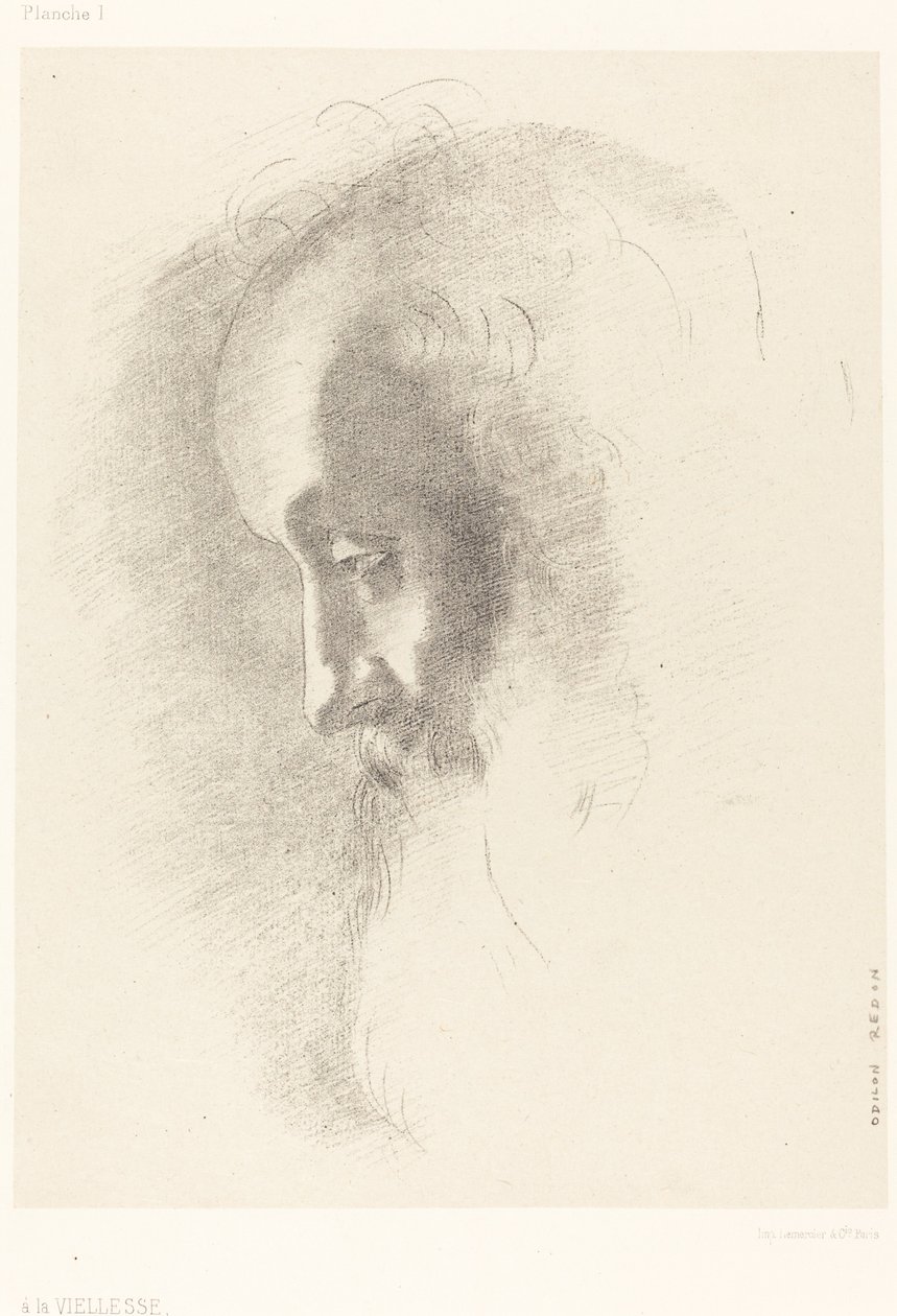 إلى الشيخوخة بواسطة Odilon Redon