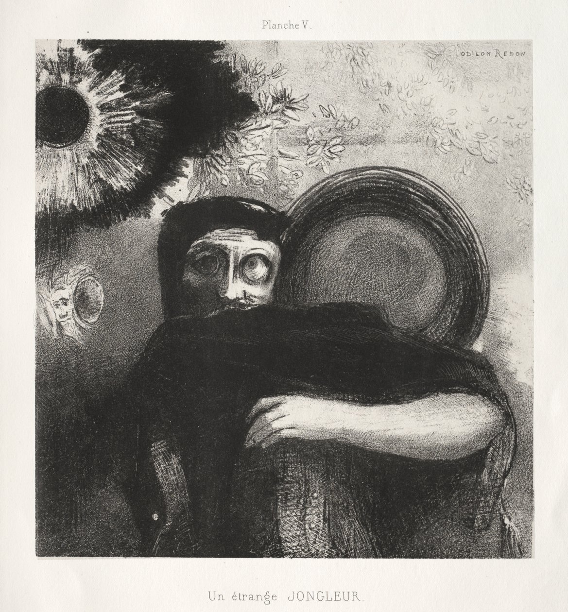 مشعوذ غريب بواسطة Odilon Redon