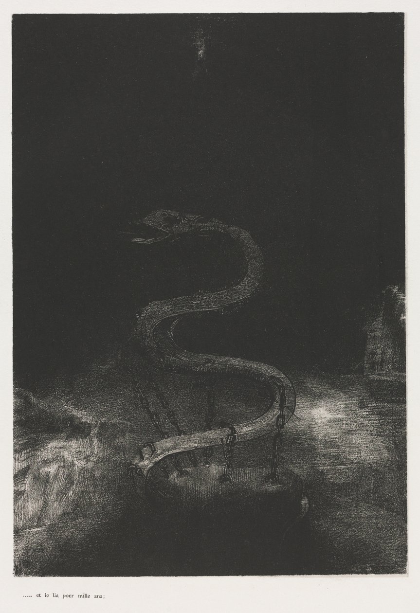 وألزمته ألف سنة بواسطة Odilon Redon