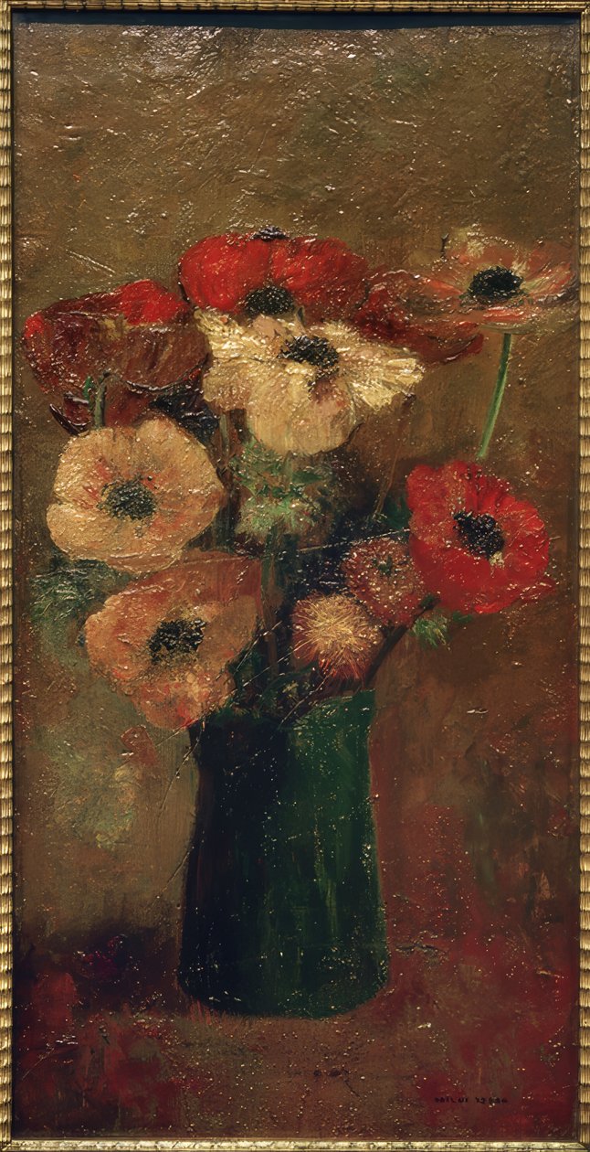 أنيمونين بواسطة Odilon Redon