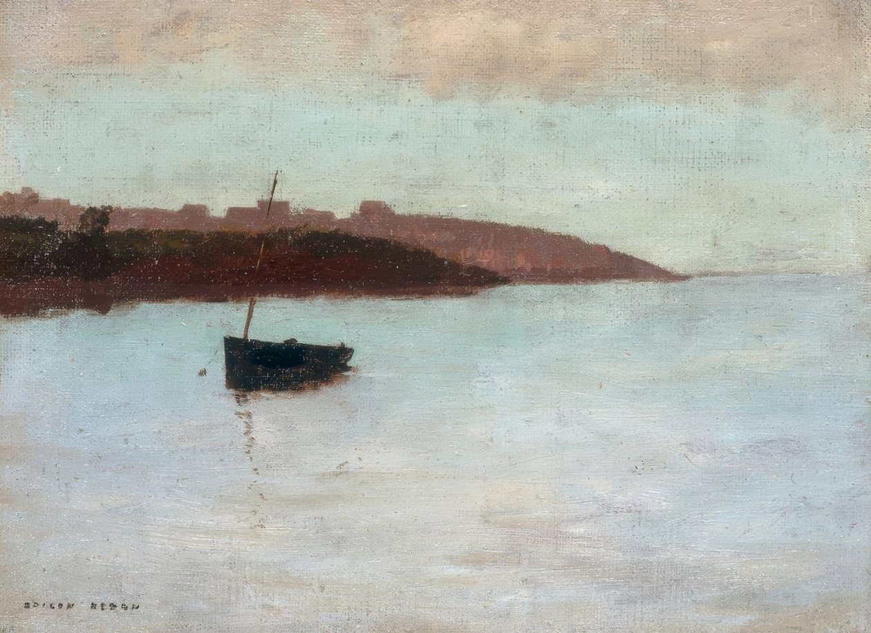 قارب صيد بواسطة Odilon Redon