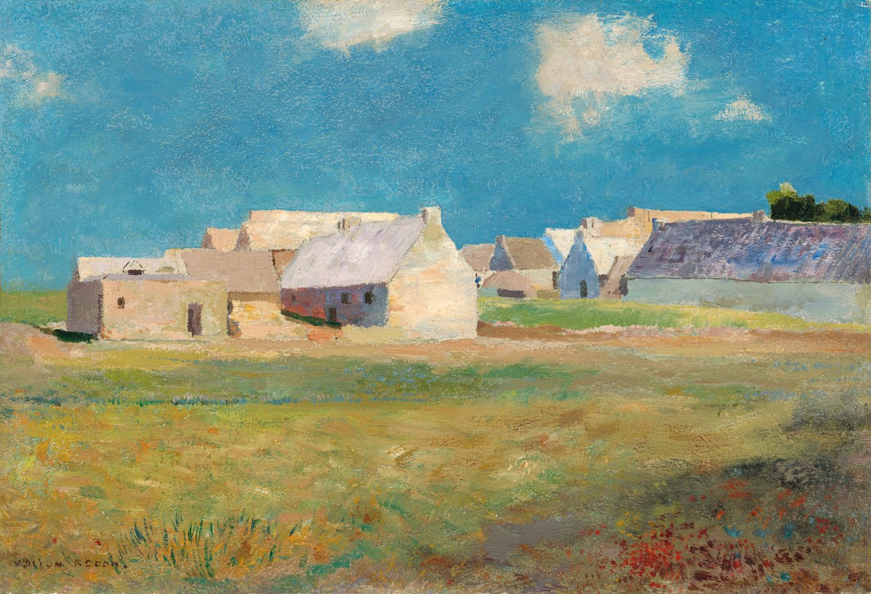 قرية بريتون بواسطة Odilon Redon