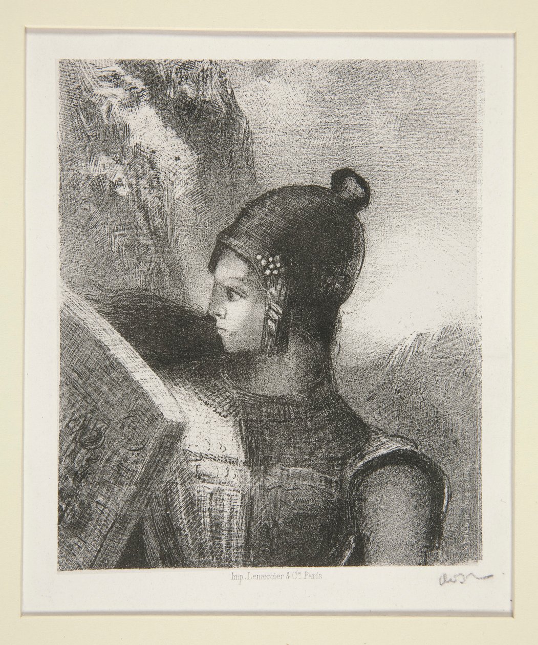 Br؟ nnhilde ، واجهة أخت La Revue Wagnerienne بواسطة Odilon Redon