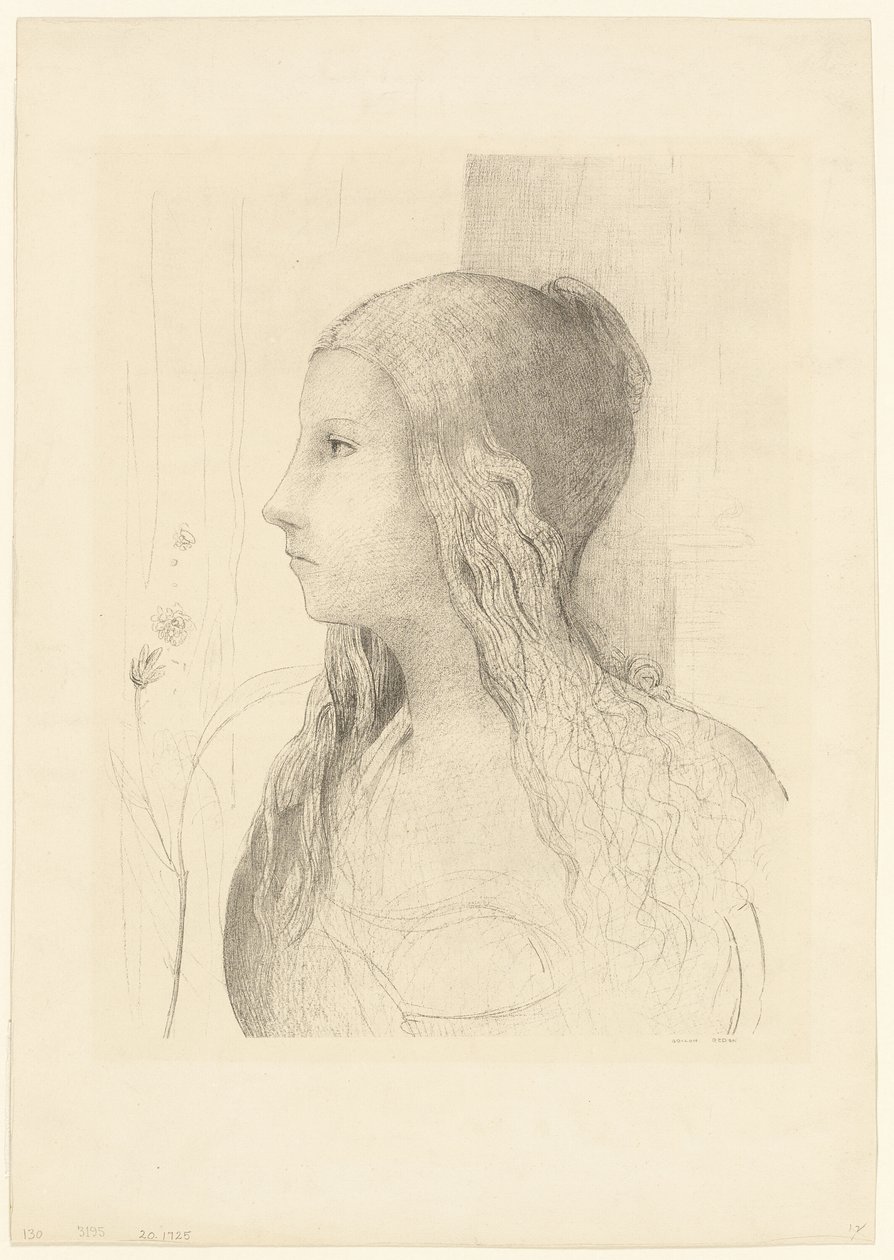برونهيلد بواسطة Odilon Redon